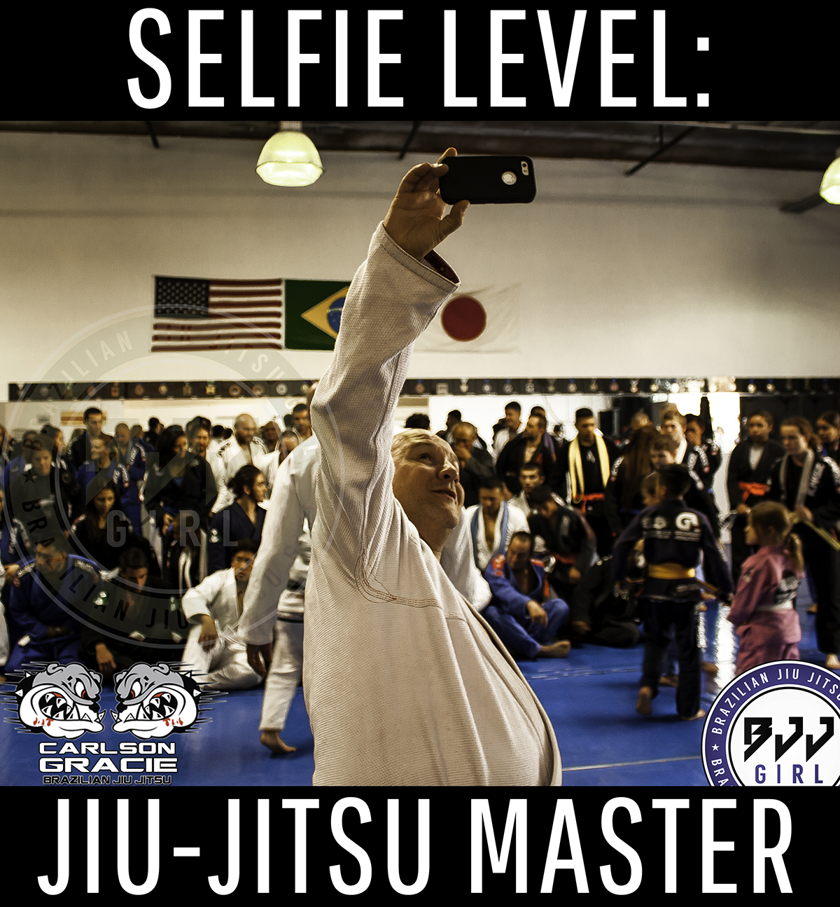 jiu jitsu master selfie